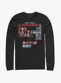 Star Wars Hero Chart Long-Sleeve T-Shirt