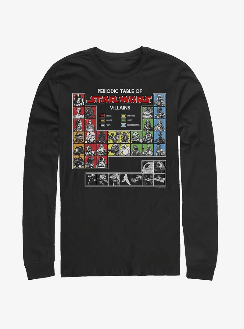Star Wars Elemental Baddies Long-Sleeve T-Shirt