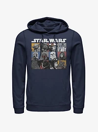 Star Wars Comic Strip Rectangle Hoodie