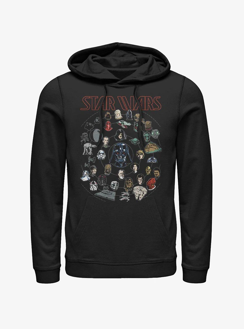 Star Wars Force Chart Hoodie