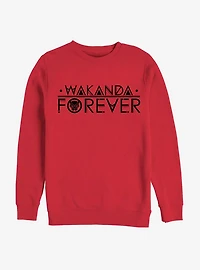 Marvel Black Panther Straight Wakanda Sweatshirt