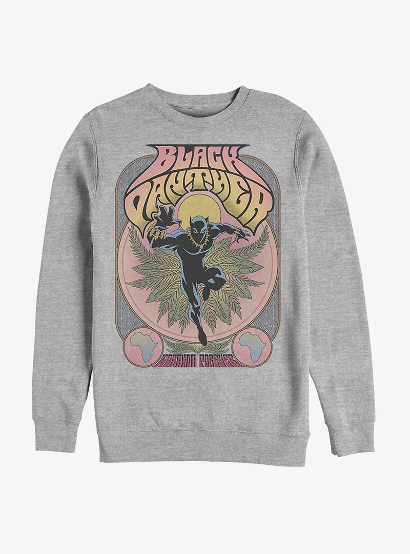Marvel Black Panther Colorful Logo Sweatshirt
