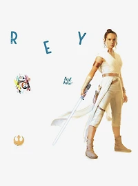 Star Wars Episode IX Rey Peel And Stick Giant Wall Decals