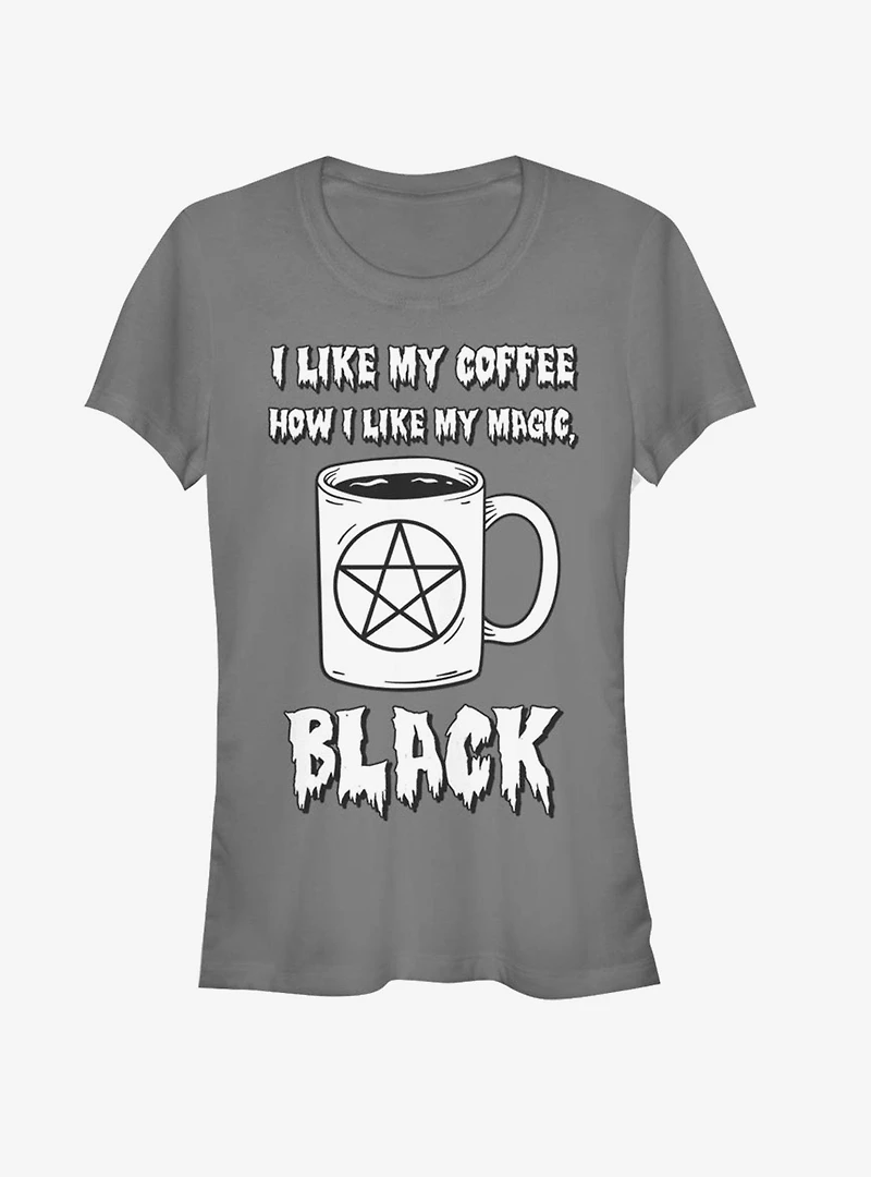 Black Coffee Magic Girls T-Shirt