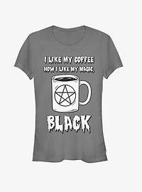 Black Coffee Magic Girls T-Shirt