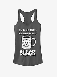 Black Coffee Magic Girls Tank