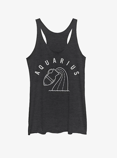 Aquarius Astrology Water Sign Girls Tank