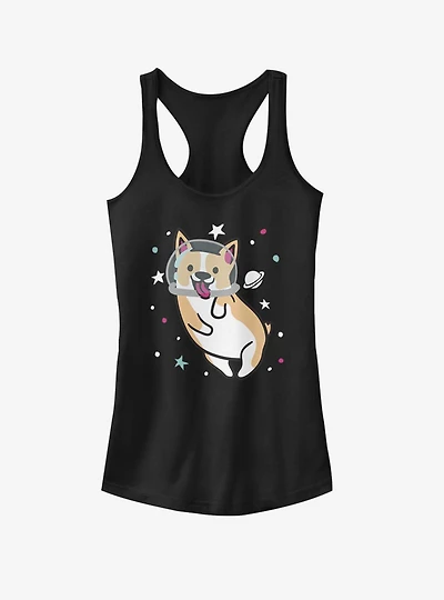 Space Corgi Girls Tank