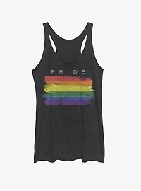 Pride Paintbrush Rainbow Girls Tank