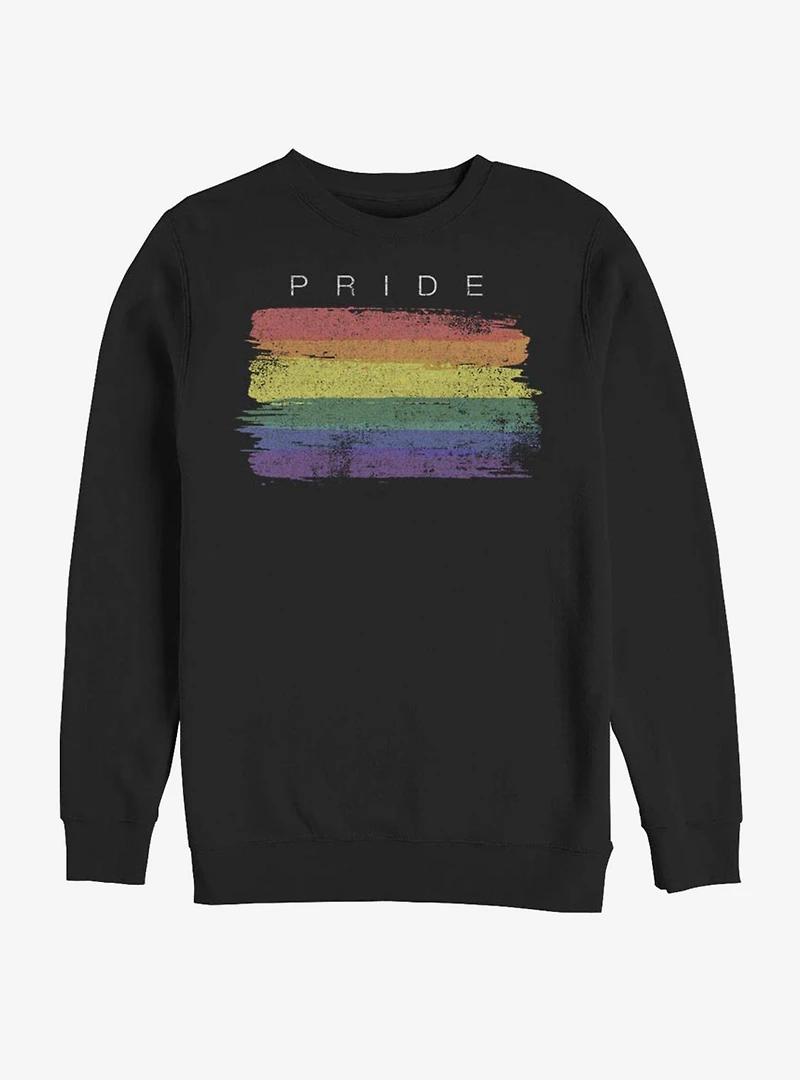 Pride Paintbrush Rainbow Sweatshirt