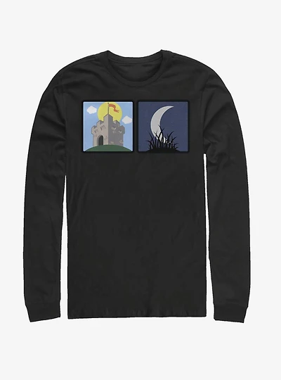 Fortress And Night Time Long-Sleeve T-Shirt