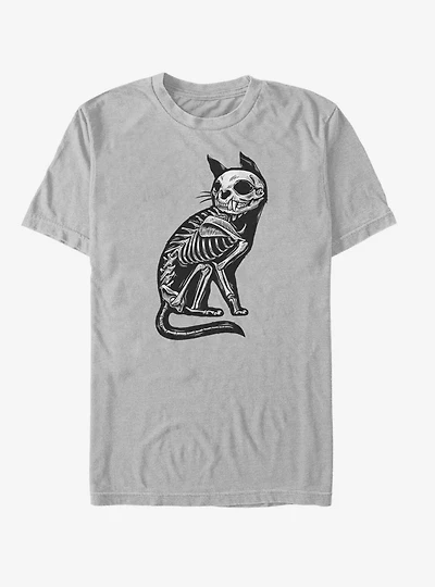 Cat X-Ray Skeleton T-Shirt