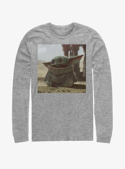 Star Wars The Mandalorian Child Square Scene Long-Sleeve T-Shirt