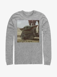 Star Wars The Mandalorian Child Square Scene Long-Sleeve T-Shirt