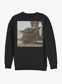 Star Wars The Mandalorian Child Square Scene Sweatshirt