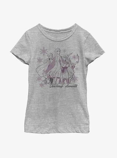 Disney Frozen 2 Destiny Awaits Youth Girls T-Shirt