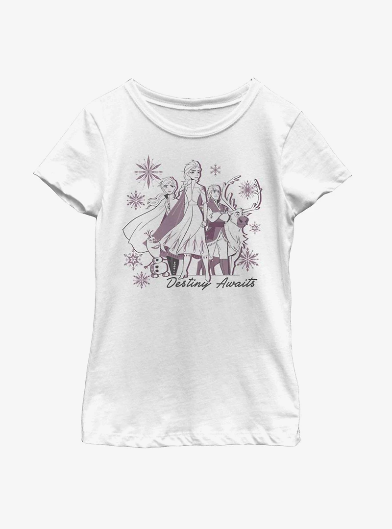 Disney Frozen 2 Destiny Awaits Youth Girls T-Shirt