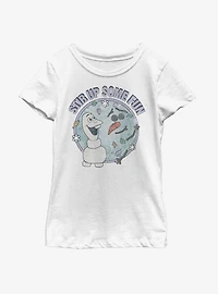 Disney Frozen 2 Olaf Stir Up Some Fun Youth Girls T-Shirt