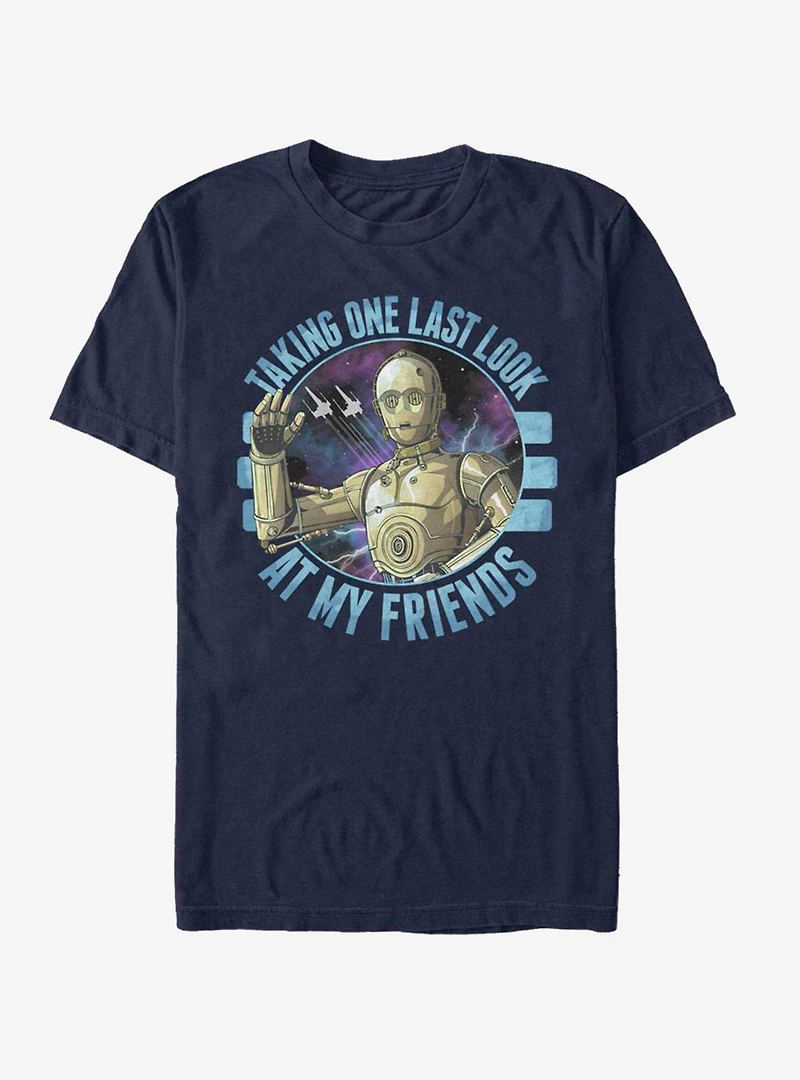 Star Wars Episode IX The Rise Of Skywalker Last Look C3PO T-Shirt