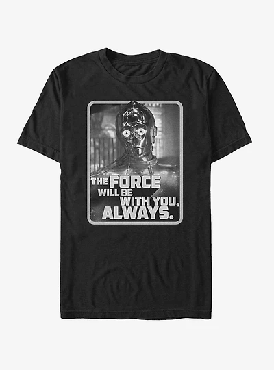 Star Wars Episode IX The Rise Of Skywalker With You C3PO T-Shirt