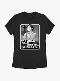 Star Wars Episode IX The Rise Of Skywalker With You Rose Womens T-Shirt