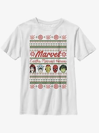 Marvel Avengers Merriest Heroes Youth T-Shirt