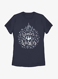 Disney Princesses Winter Wishes Womens T-Shirt