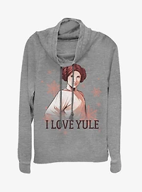 Star Wars I Love Yule Cowlneck Long-Sleeve Womens Top