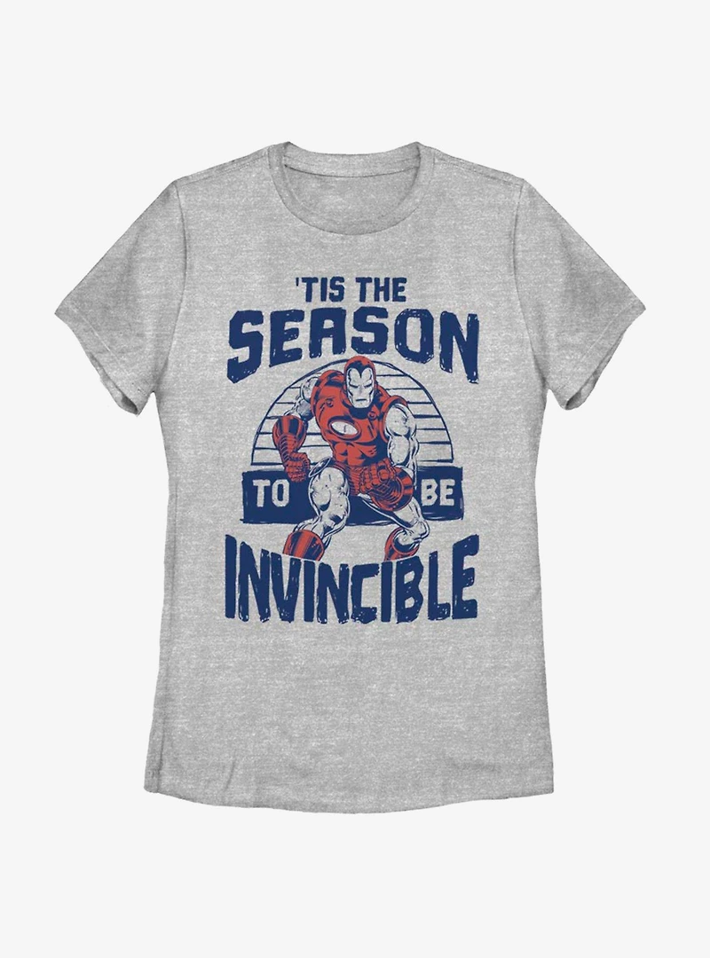 Marvel Iron Man Invincible Season Womens T-Shirt