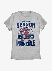 Marvel Iron Man Invincible Season Womens T-Shirt