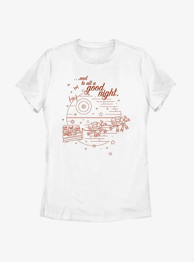 Star Wars To All A Good Night Womens T-Shirt
