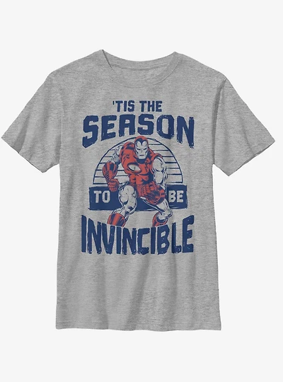 Marvel Iron Man Invincible Season Youth T-Shirt