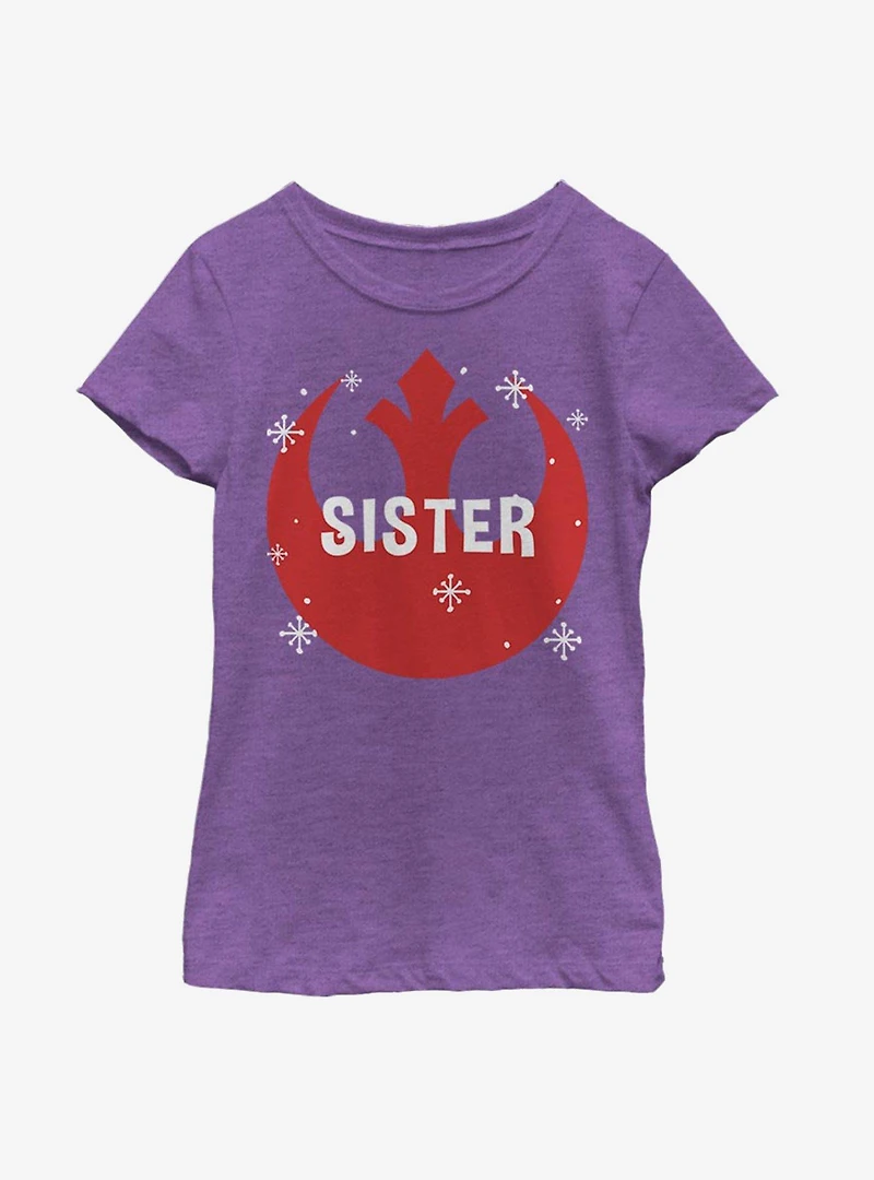 Star Wars Overlay Sister Youth Girls T-Shirt