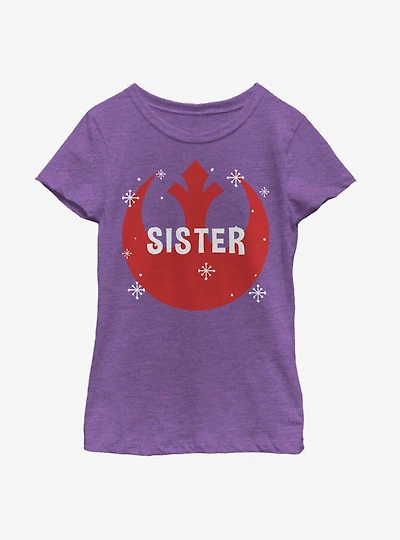 Star Wars Overlay Sister Youth Girls T-Shirt