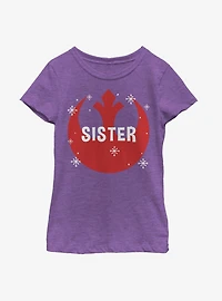 Star Wars Overlay Sister Youth Girls T-Shirt