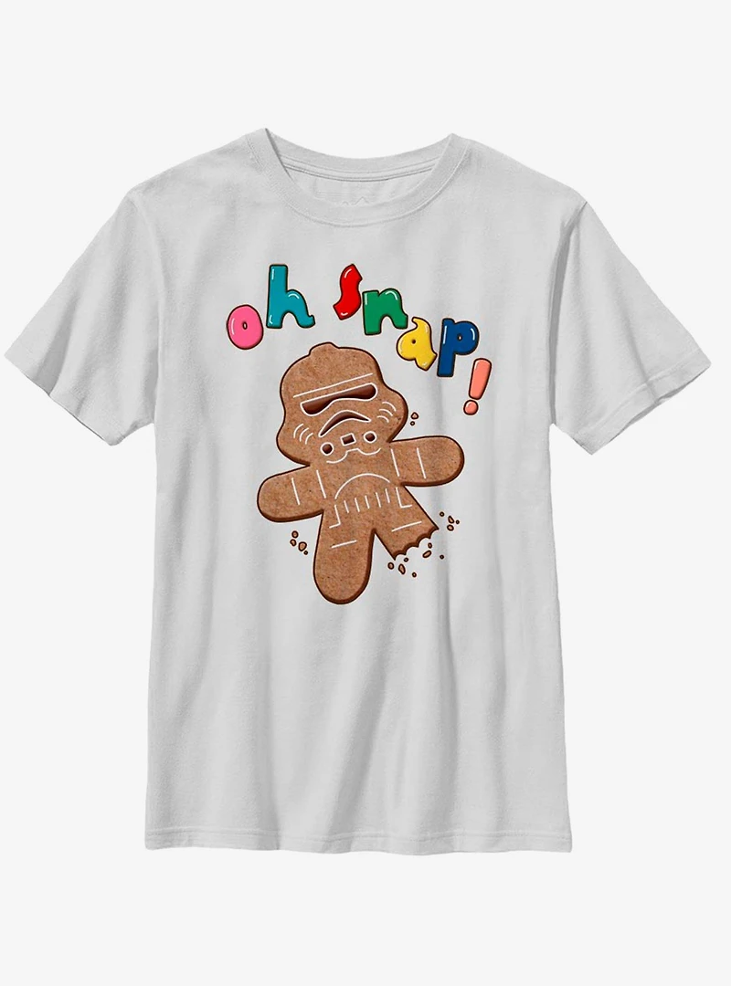 Star Wars Storm Trooper Gingerbread Youth T-Shirt