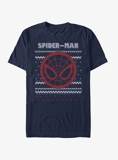 Marvel Spider-Man Spidey Christmas Pattern T-Shirt