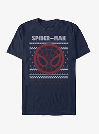 Marvel Spider-Man Spidey Christmas Pattern T-Shirt