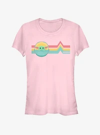 Star Wars The Mandalorian Rainbow Child Girls T-Shirt