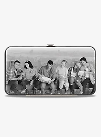 Friends Lunch On A Skyscraper Hinge Wallet