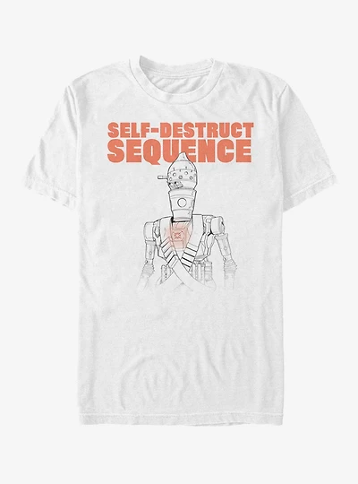 Star Wars The Mandalorian Self Destruct IG-11 T-Shirt