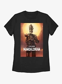 Star Wars The Mandalorian IG-11 Poster Womens T-Shirt