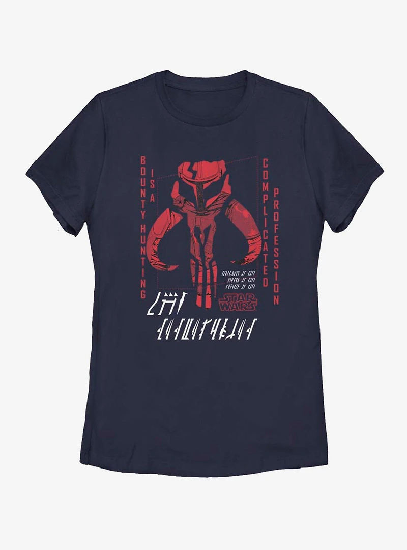 Star Wars The Mandalorian Retro Vengence Womens T-Shirt