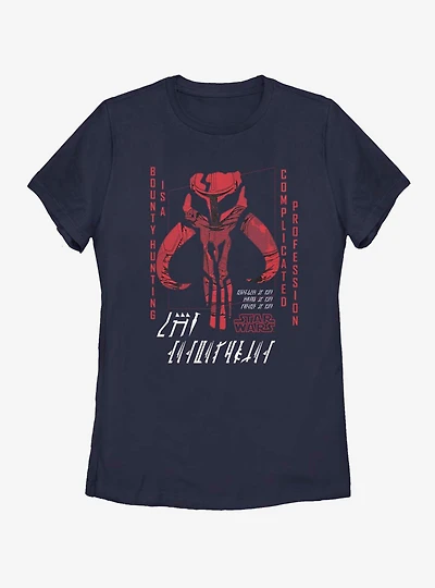 Star Wars The Mandalorian Retro Vengence Womens T-Shirt