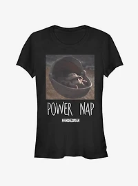 Star Wars The Mandalorian Power Nap Girls T-Shirt