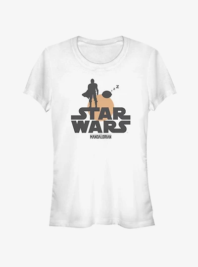 The Mandalorian Sunset Duo Girls T-Shirt