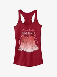 Disney Princesses Shine Bright Holiday Girls Tank