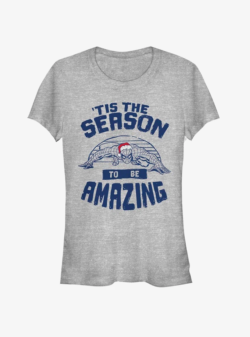 Marvel Spider-Man Amazing Season Christmas Girls T-Shirt