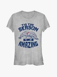 Marvel Spider-Man Amazing Season Christmas Girls T-Shirt