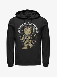 Marvel Guardins Of The Galaxy Jingle Groot Hoodie